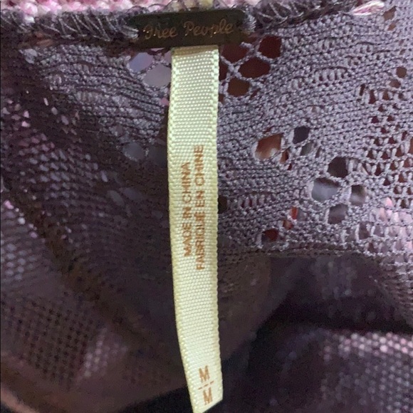 Free People lacy Cover up in purple - Picture 7 of 9